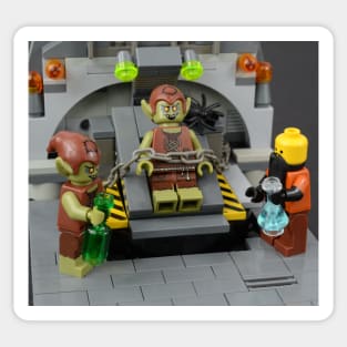 Minifigure Goblin and Mad Scientist Sticker